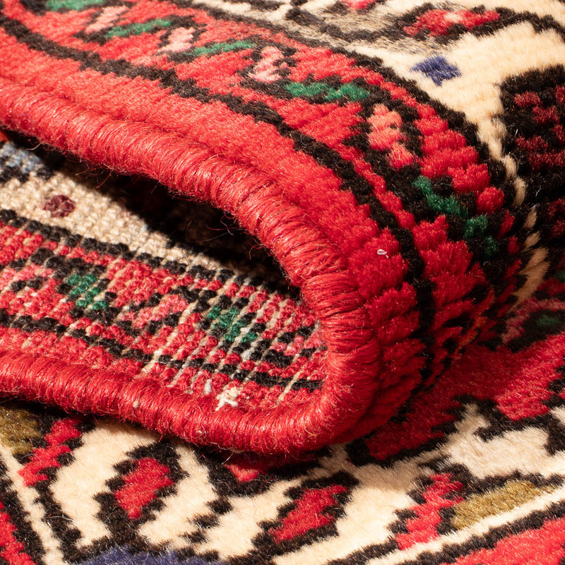 Tapis persan - Nomadic - 97 x 66 cm - rouge