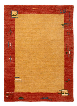 Tapis Gabbeh - Softy - 90 x 60 cm - jaune