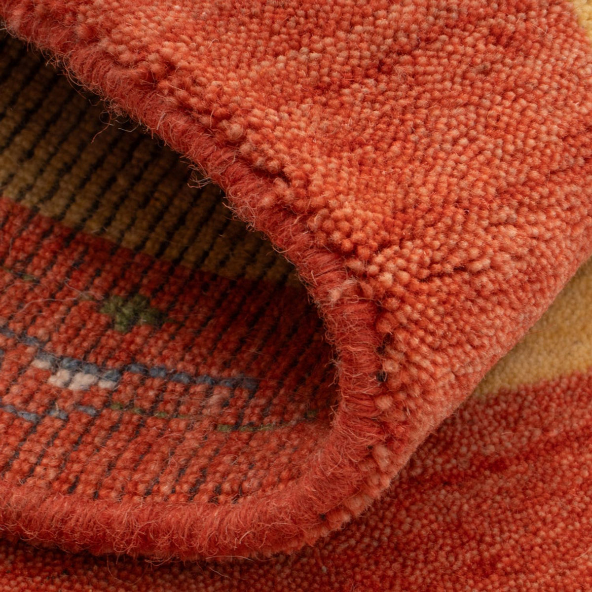 Tapis Gabbeh - Softy - 90 x 60 cm - jaune