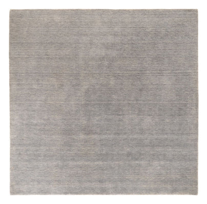 Tapis Gabbeh - Loribaft Indus carré  - 250 x 250 cm - gris clair