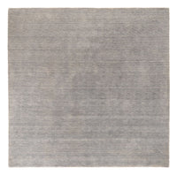 Tapis Gabbeh - Loribaft Indus carré  - 250 x 250 cm - gris clair