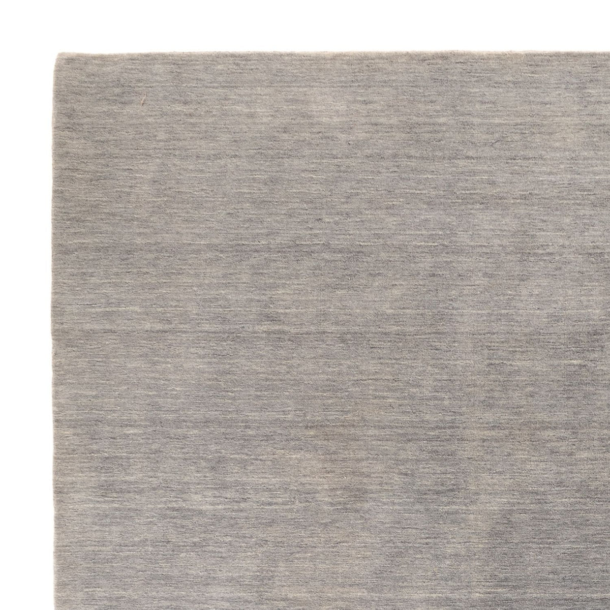Tapis Gabbeh - Loribaft Indus carré  - 250 x 250 cm - gris clair