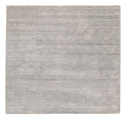 Tapis Gabbeh - Loribaft Indus carré  - 200 x 200 cm - gris clair