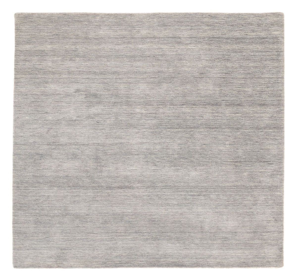 Tapis Gabbeh - Loribaft Indus carré  - 200 x 200 cm - gris clair