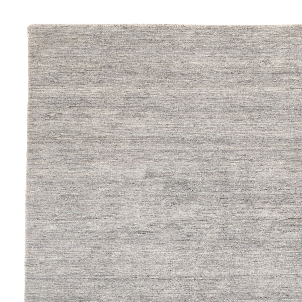 Tapis Gabbeh - Loribaft Indus carré  - 200 x 200 cm - gris clair
