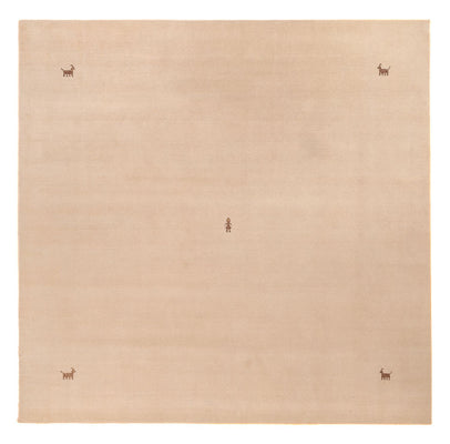 Tapis Gabbeh - Softy carré  - 250 x 250 cm - beige