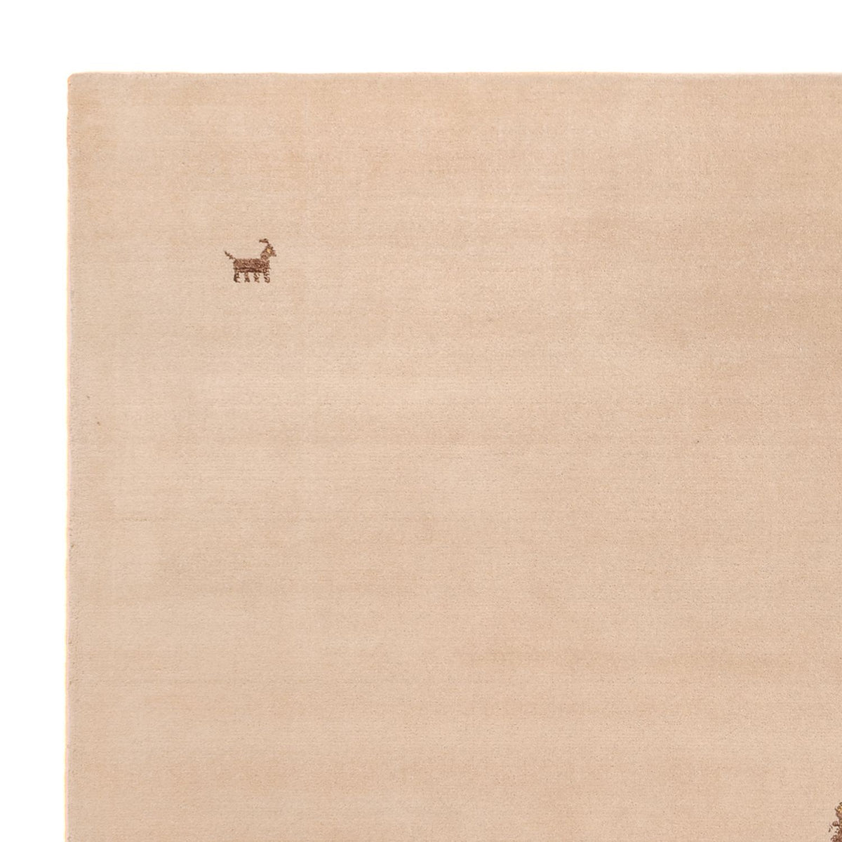 Tapis Gabbeh - Softy carré  - 250 x 250 cm - beige