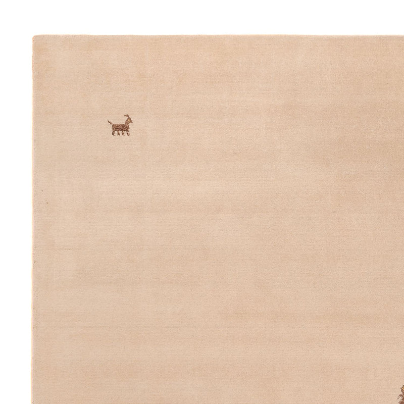 Tapis Gabbeh - Softy carré  - 250 x 250 cm - beige