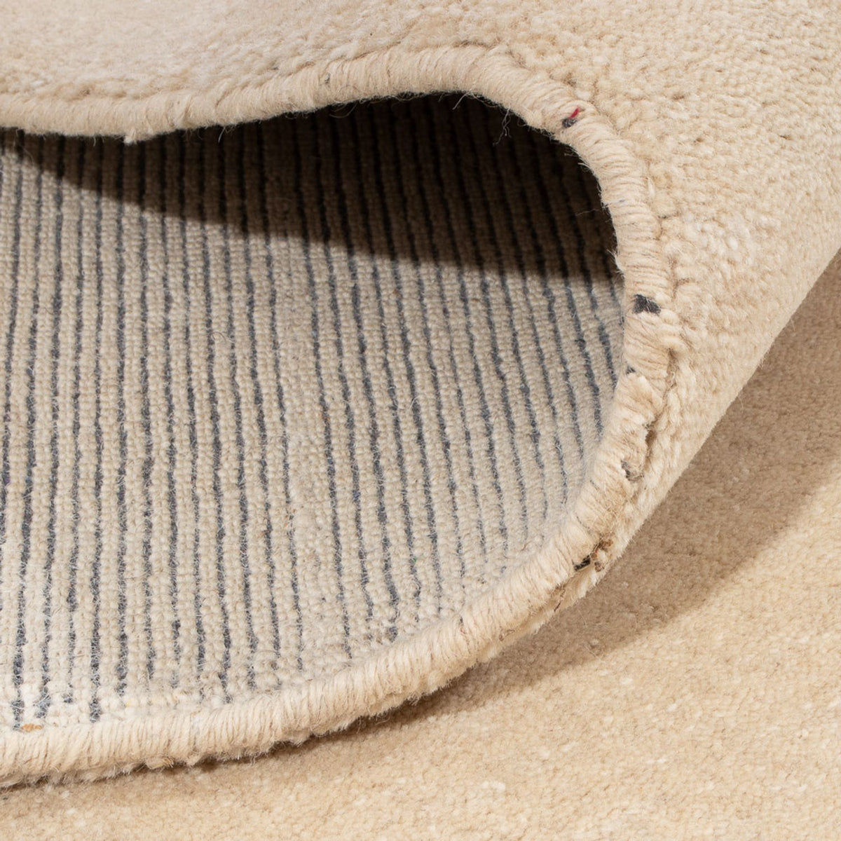 Tapis Gabbeh - Softy carré  - 250 x 250 cm - beige