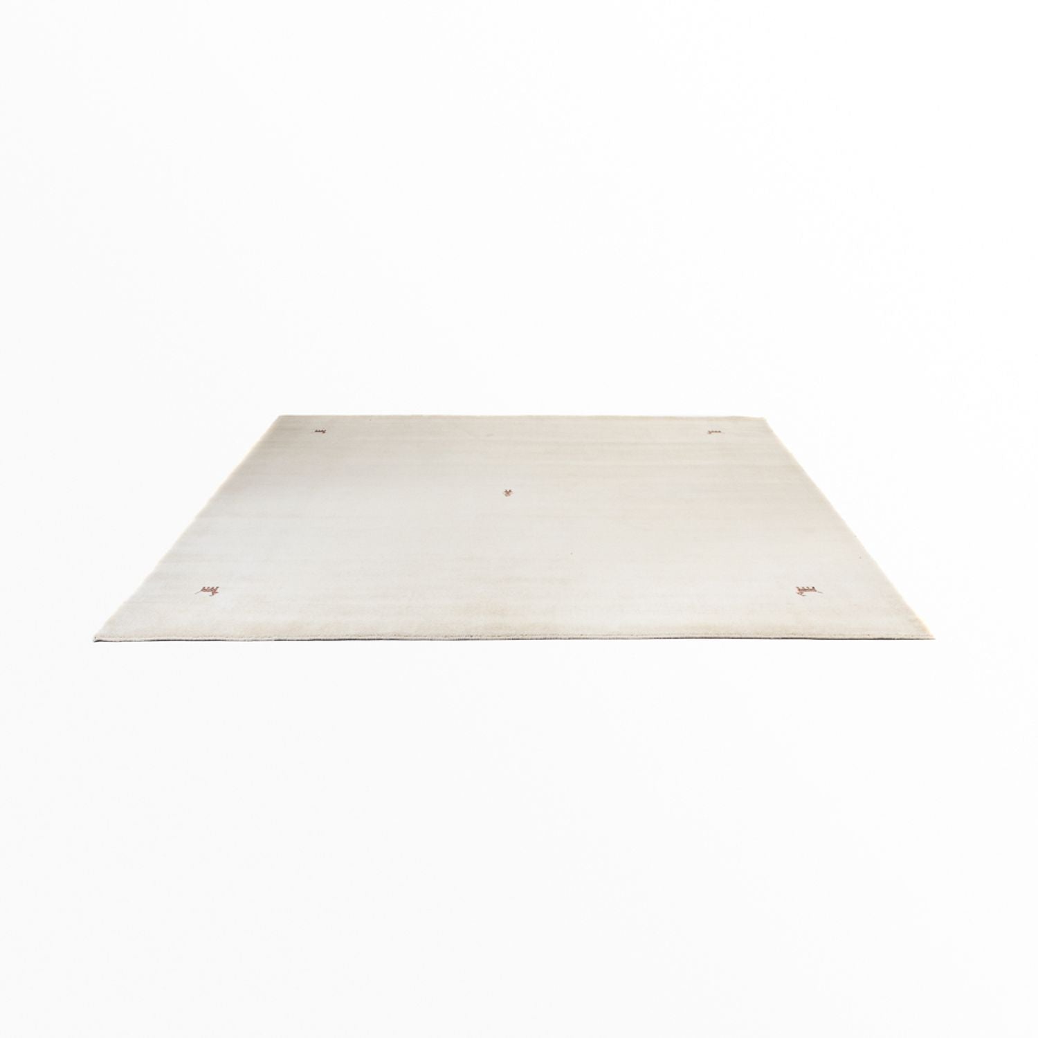 Tapis Gabbeh - Softy carré  - 250 x 250 cm - beige