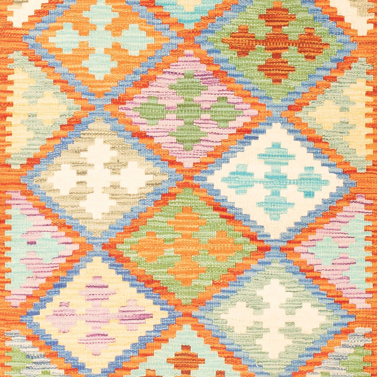 Tapis Kelim - Splash - 165 x 100 cm - multicolore