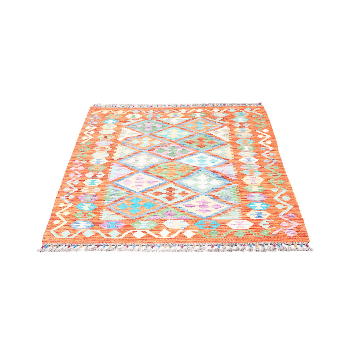 Tapis Kelim - Splash - 165 x 100 cm - multicolore