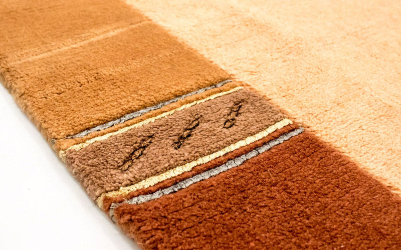 Tapis Népalais - 238 x 173 cm - marron clair