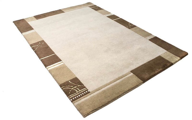 Tapis Népalais - 197 x 143 cm - beige