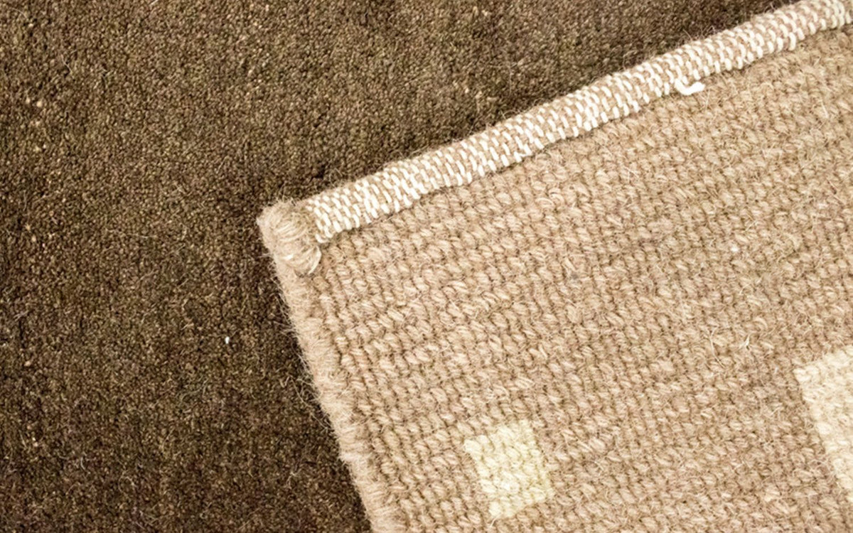 Tapis Népalais - 197 x 143 cm - marron