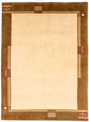 Tapis Népalais - 197 x 144 cm - beige
