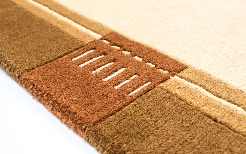 Tapis Népalais - 197 x 144 cm - beige
