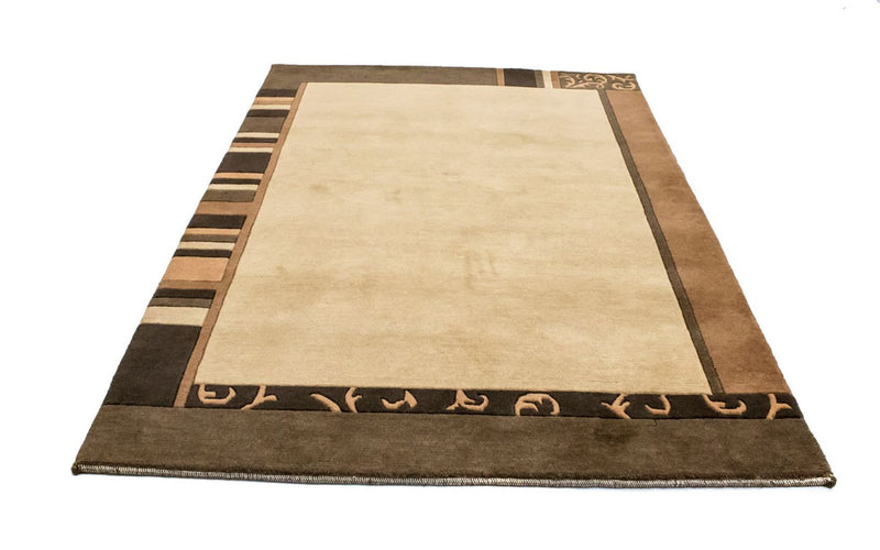 Tapis Népalais - 198 x 144 cm - marron