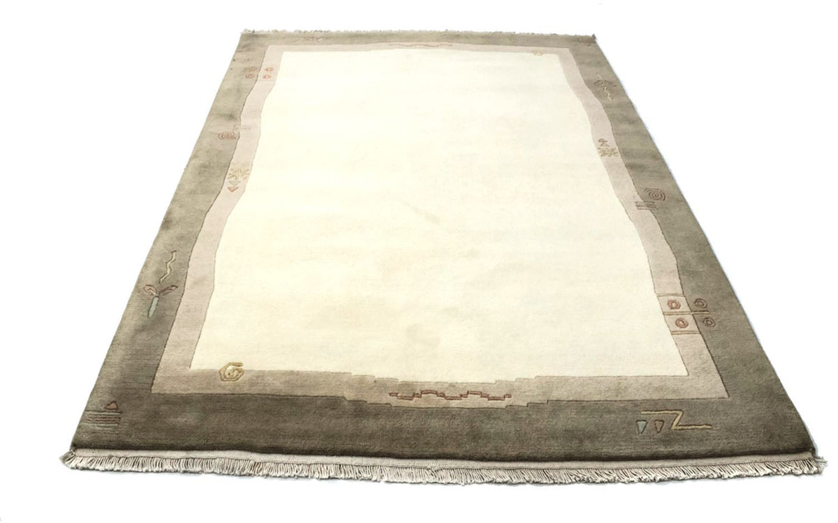 Tapis Népalais - 200 x 142 cm - beige