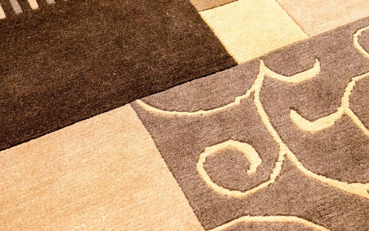 Tapis Népalais - 197 x 144 cm - multicolore