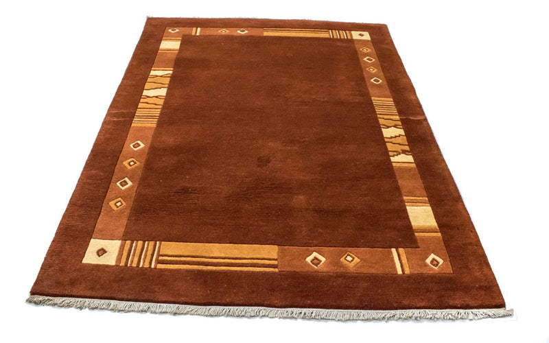 Tapis Népalais - 200 x 144 cm - marron