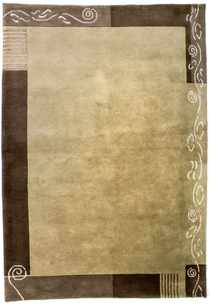Tapis Népalais - 202 x 145 cm - multicolore