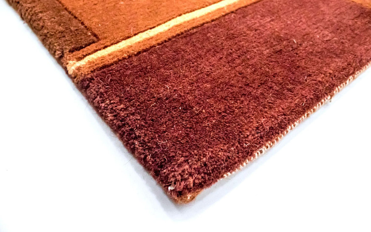 Tapis Népalais - 201 x 146 cm - orange