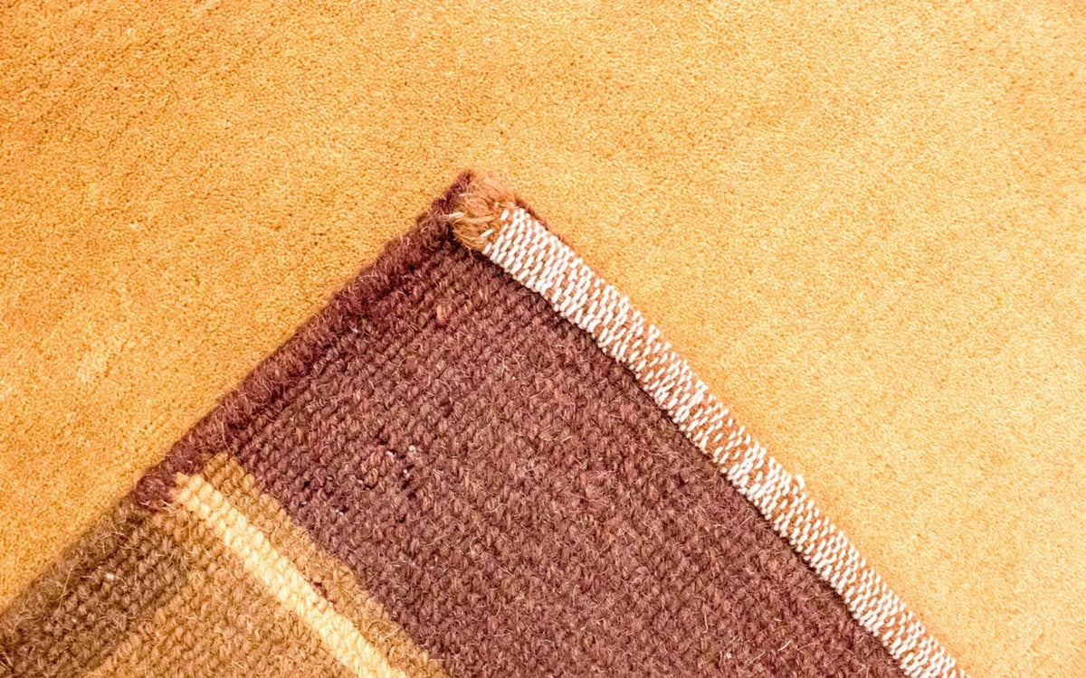 Tapis Népalais - 201 x 146 cm - orange