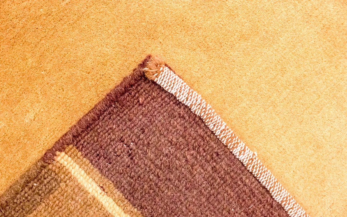 Tapis Népalais - 201 x 146 cm - orange