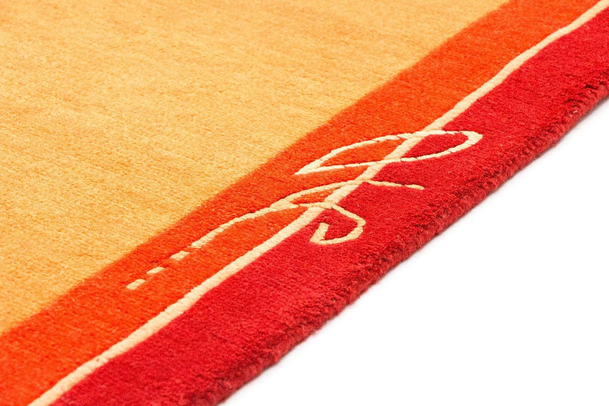 Tapis Népalais - 175 x 120 cm - orange