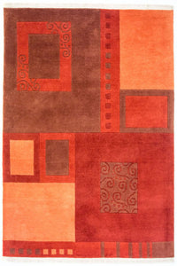 Tapis Népalais - 185 x 131 cm - multicolore