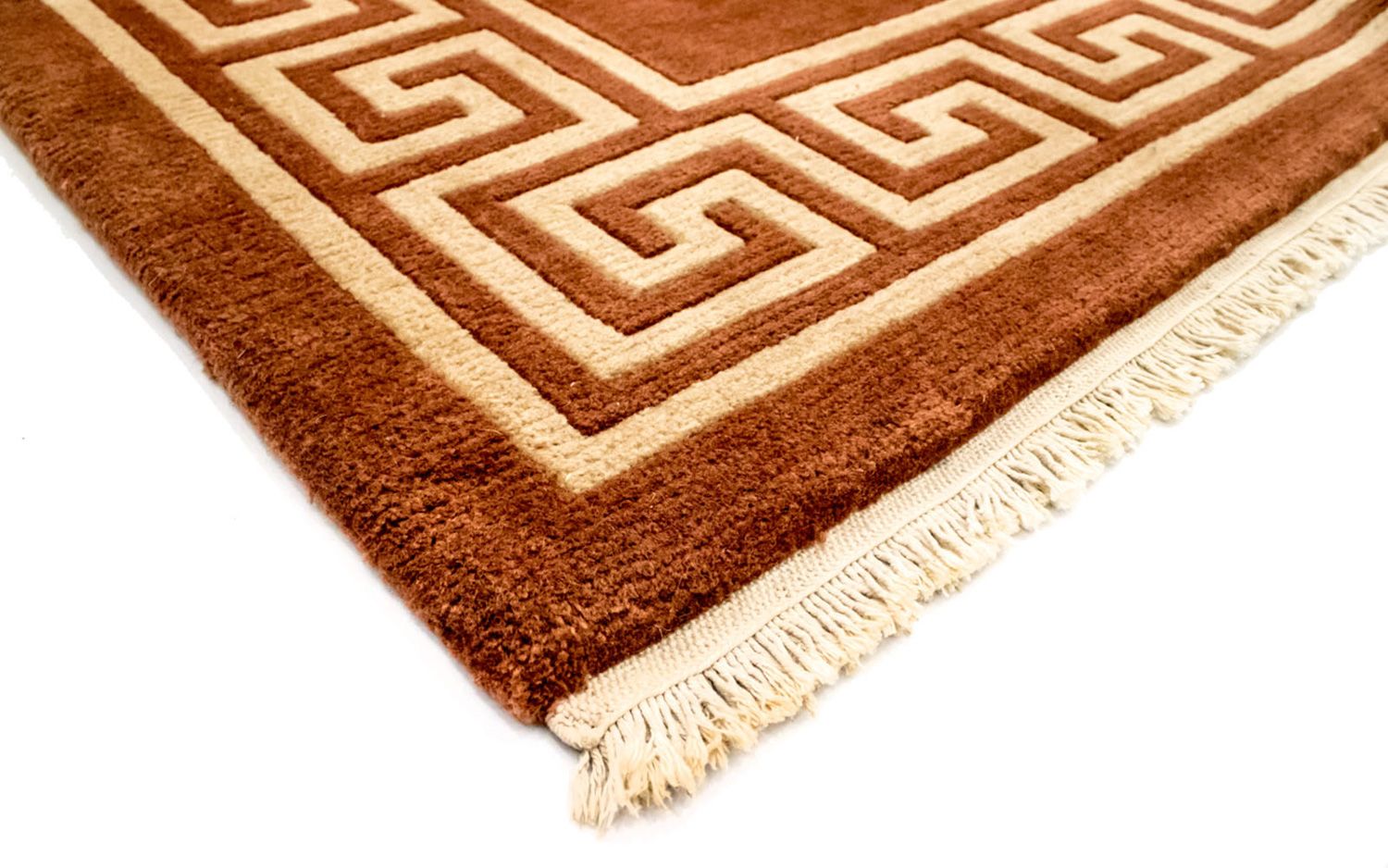Tapis Népalais - 239 x 171 cm - marron
