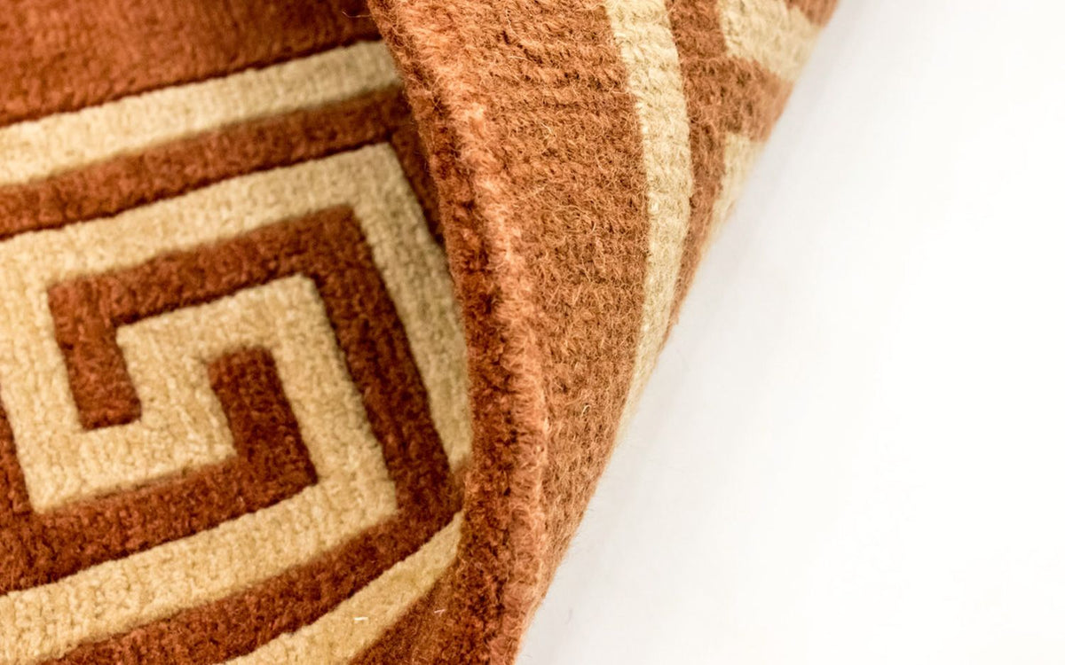 Tapis Népalais - 239 x 171 cm - marron