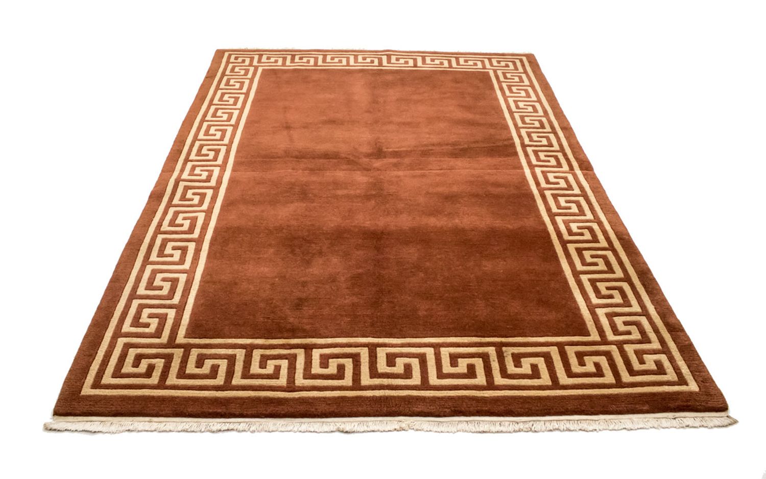 Tapis Népalais - 239 x 171 cm - marron