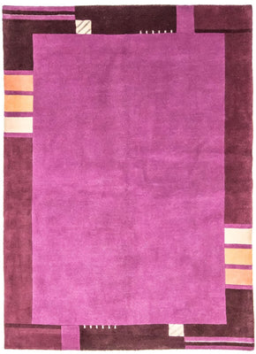 Tapis Népalais - 241 x 172 cm - violet