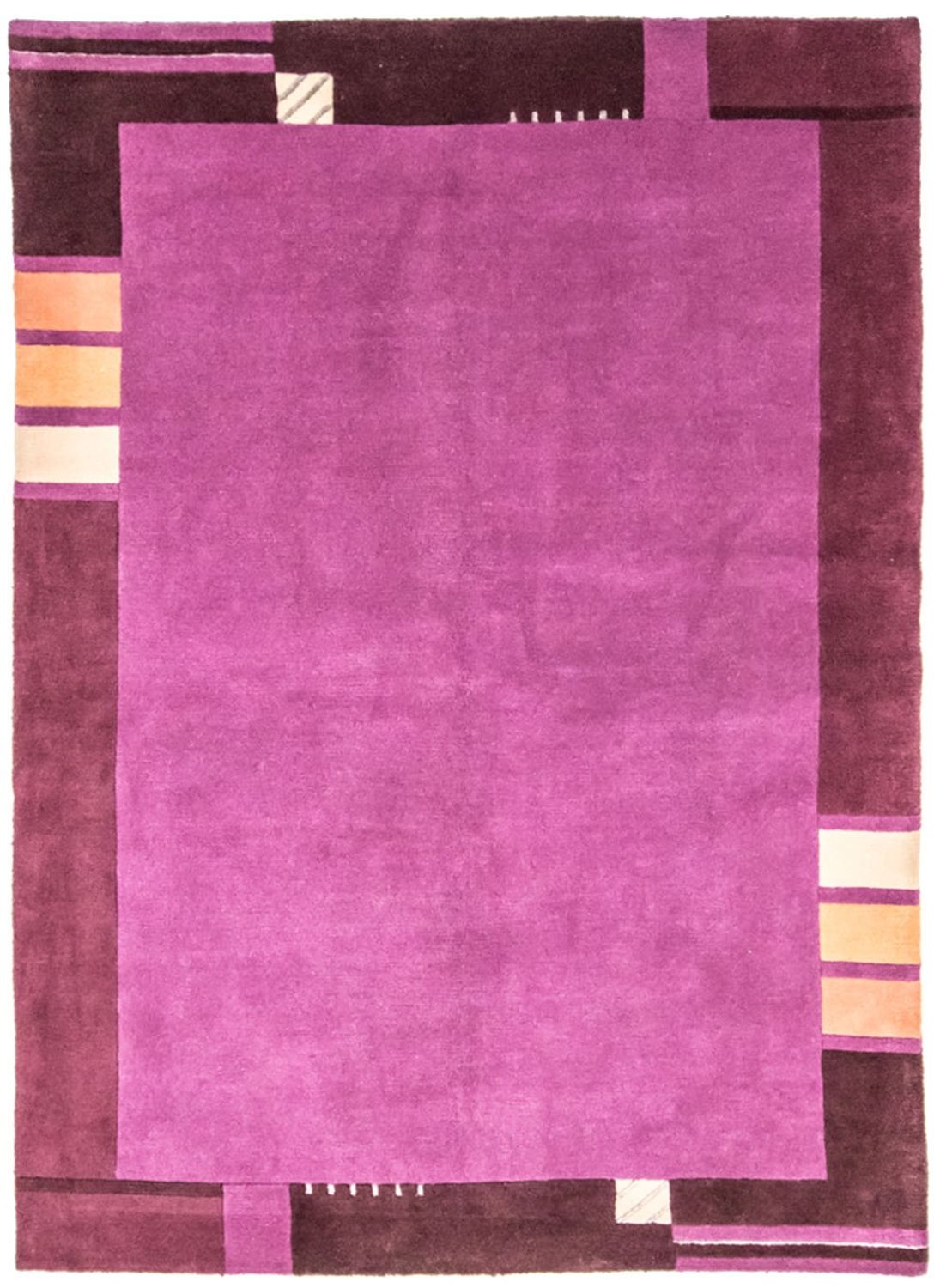 Tapis Népalais - 241 x 172 cm - violet