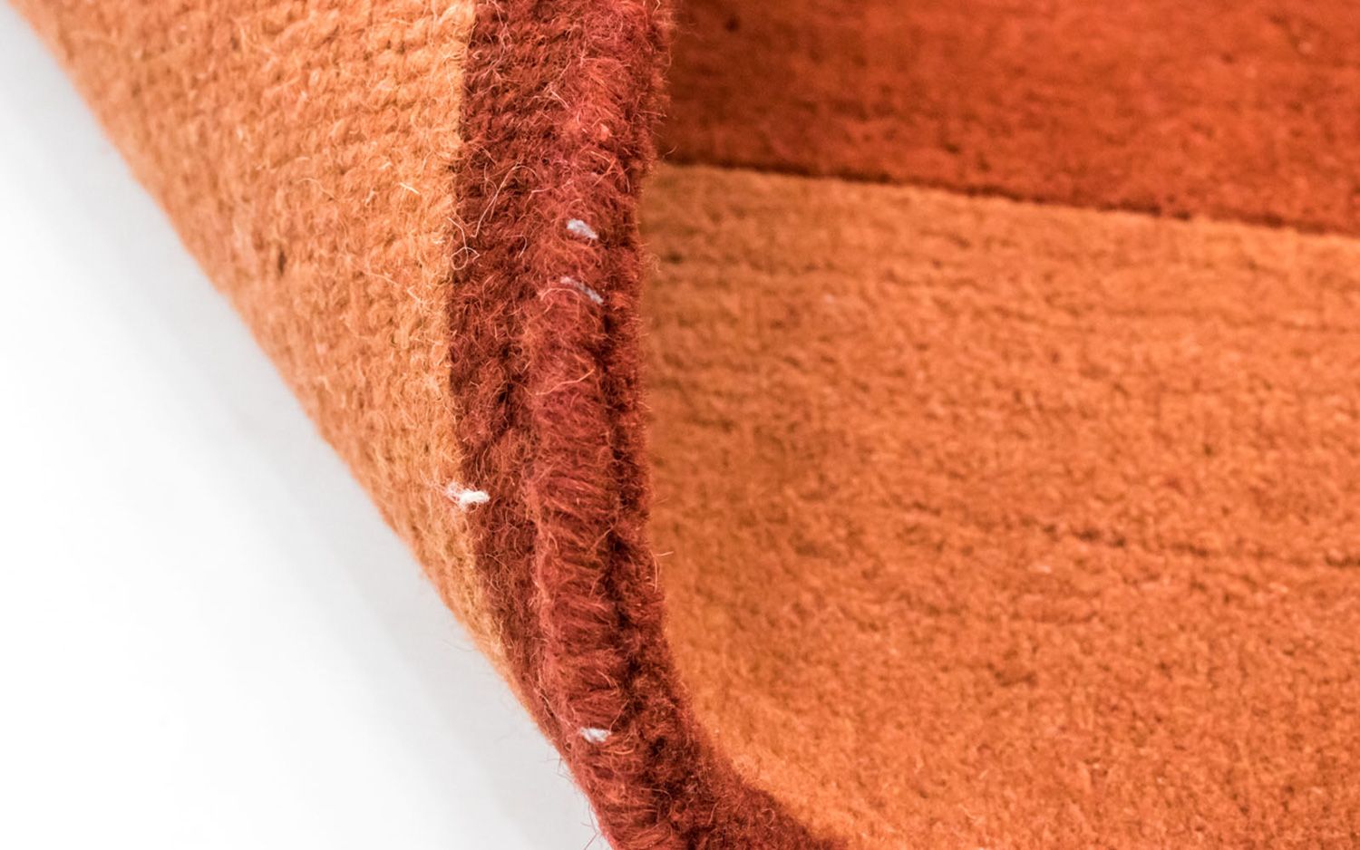 Tapis Népalais - 242 x 173 cm - orange