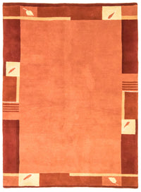 Tapis Népalais - 238 x 170 cm - orange
