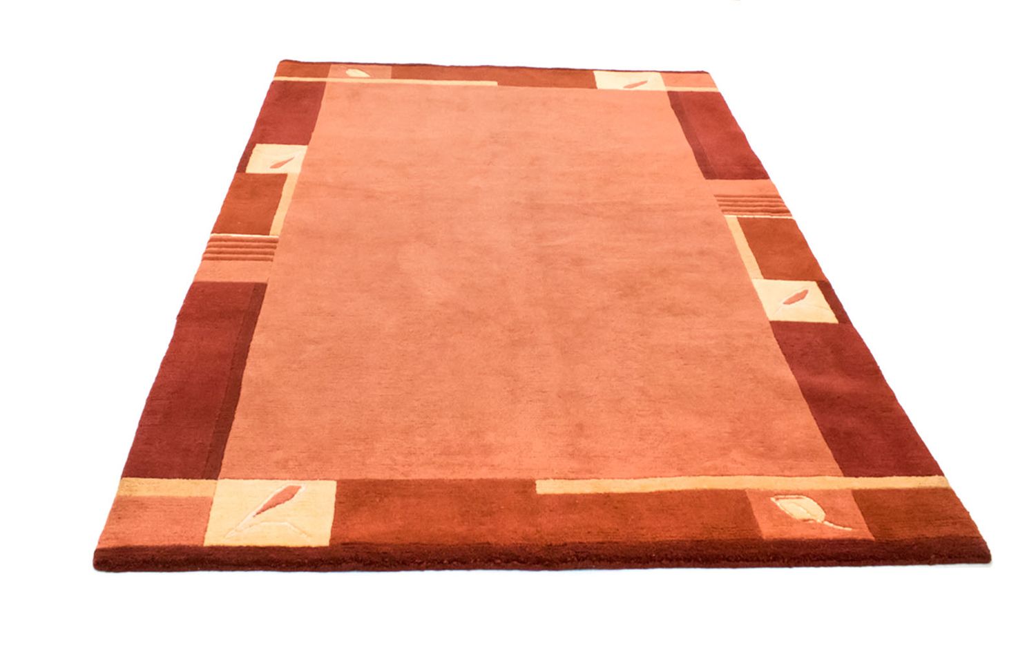Tapis Népalais - 238 x 170 cm - orange