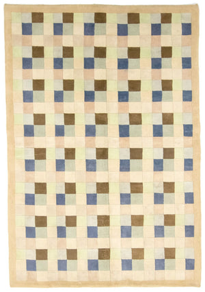 Tapis Népalais - 227 x 156 cm - colorée