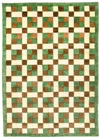 Tapis Népalais - 225 x 161 cm - vert