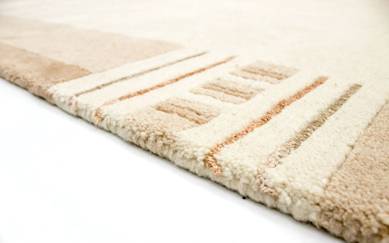 Tapis Népalais - 244 x 171 cm - beige