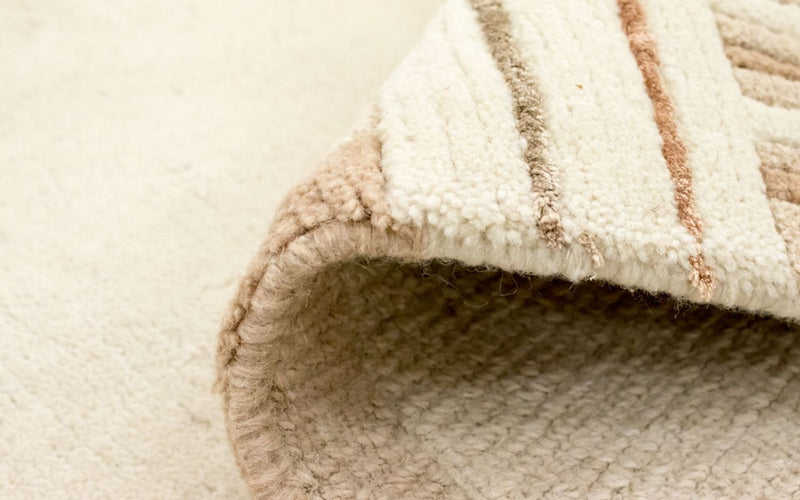 Tapis Népalais - 244 x 171 cm - beige