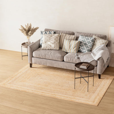 Tapis en jute - 200 x 140 cm - naturel