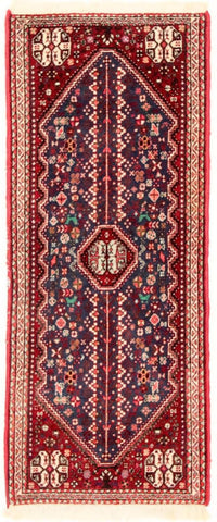 Tapis de couloir Tapis persan - Nomadic - 152 x 64 cm - rouge