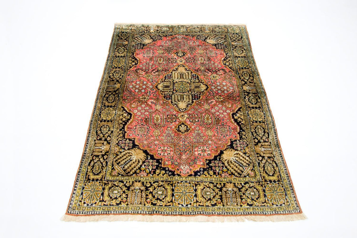 Tapis en soie - Kayseri - 169 x 105 cm - rose