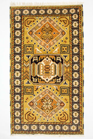 Tapis oriental - 164 x 97 cm - or