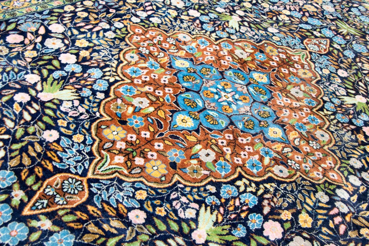 Tapis oriental - 226 x 140 cm - bleu