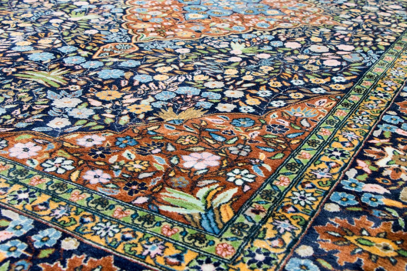 Tapis oriental - 226 x 140 cm - bleu