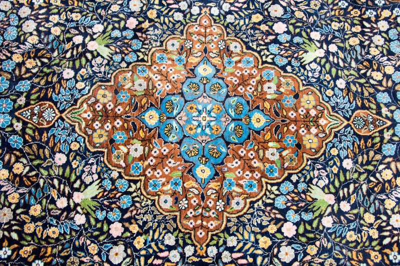 Tapis oriental - 226 x 140 cm - bleu